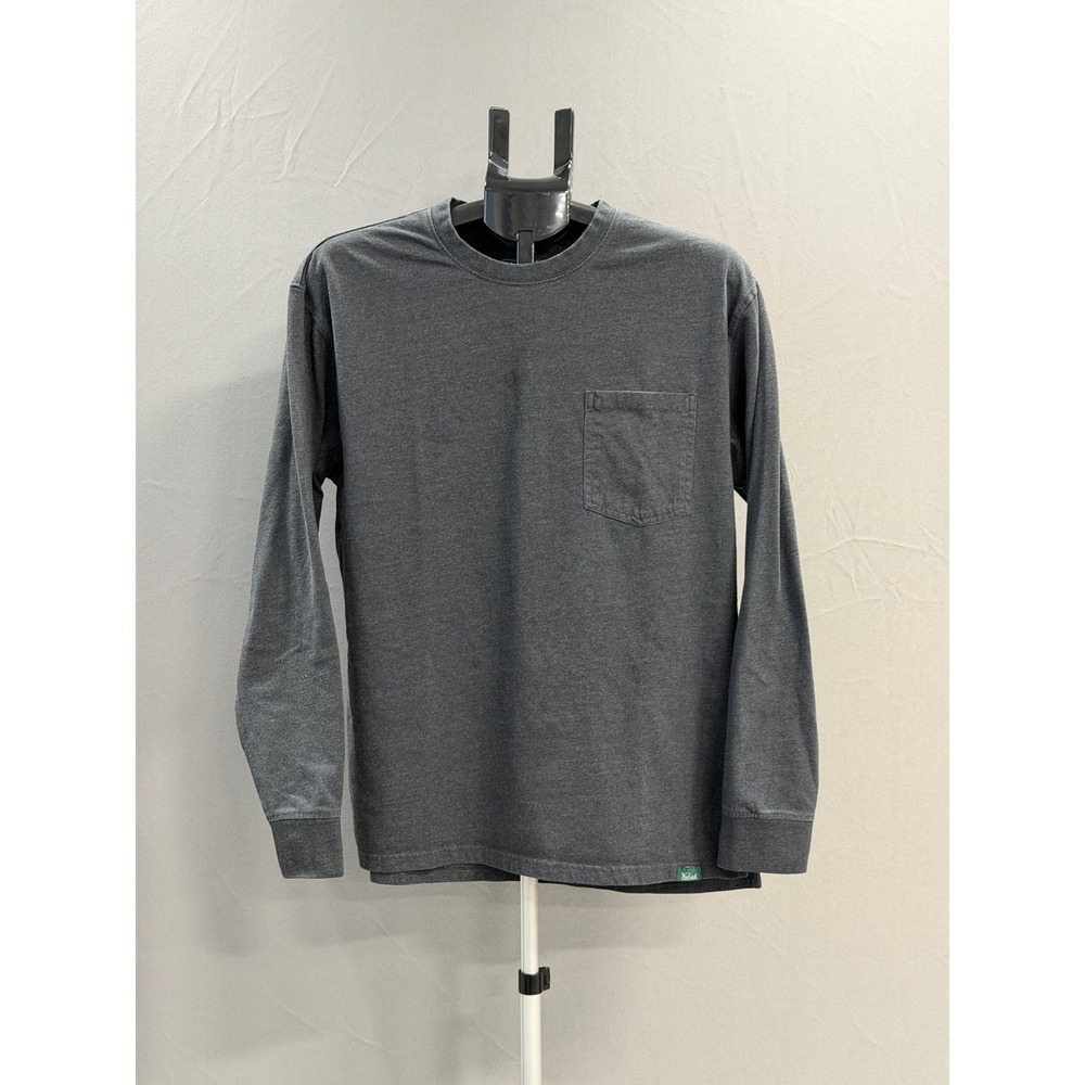 Woolrich Men's M Charcoal Gray Long Sleeve Pocket T-Shirt The Green Label‎